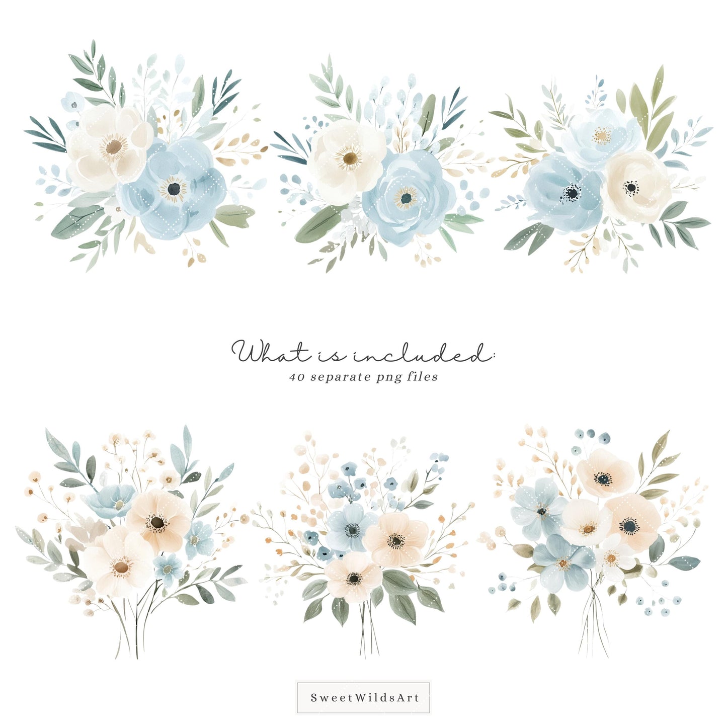 Birthday Friends - Cute Woodland, Baby Animal Clipart, Party, Boy Birthday | 40 PNG