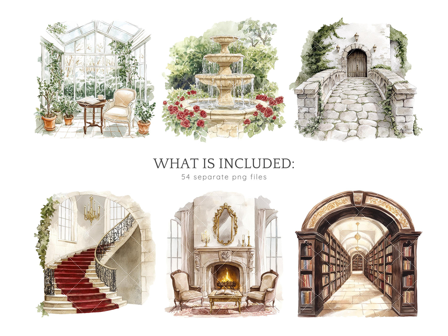 Belle's Modern Tale - Beauty and the Beast, Fairytale Clipart | 54 PNG