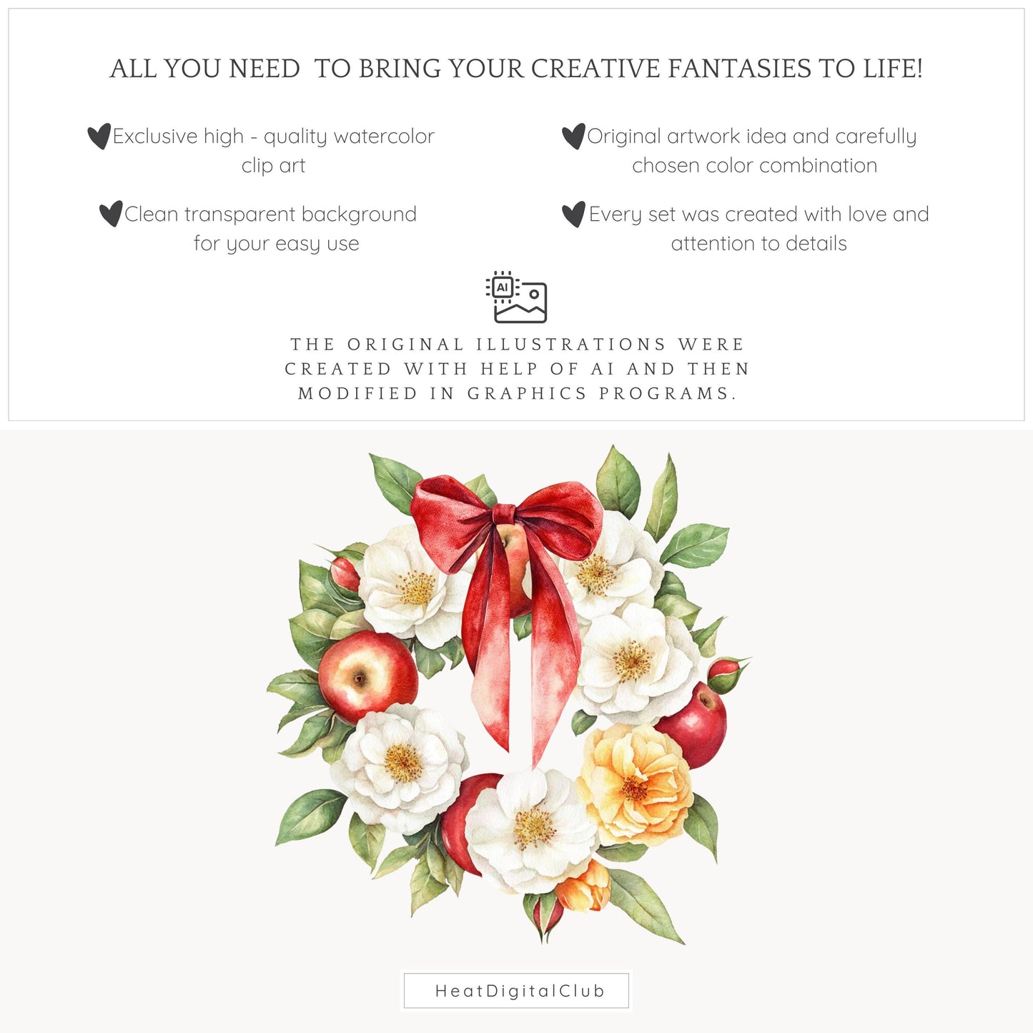 Modern Snow White - Floral Arrangements, White Peonies, Yellow Roses | 12 PNG