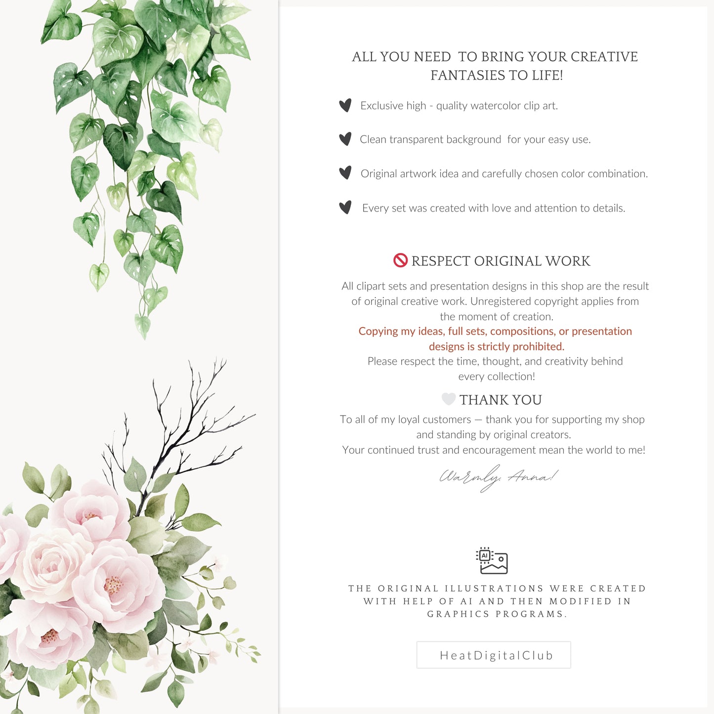 Enchanted Dream - Floral Arrangements Clipart, Wild Rose | 14 PNG