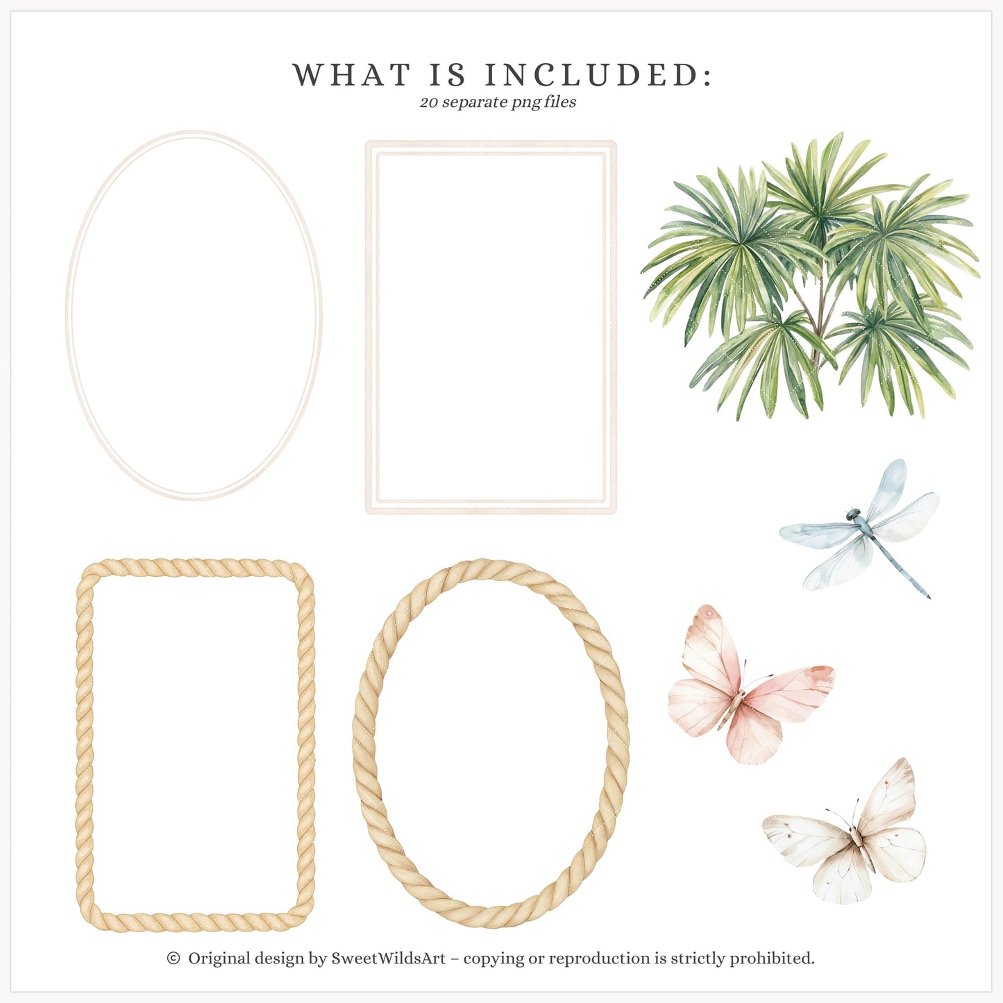 Vacation Vibe - Floral Arrangements, Summer Tropical Floral, Vacation | 20 PNG