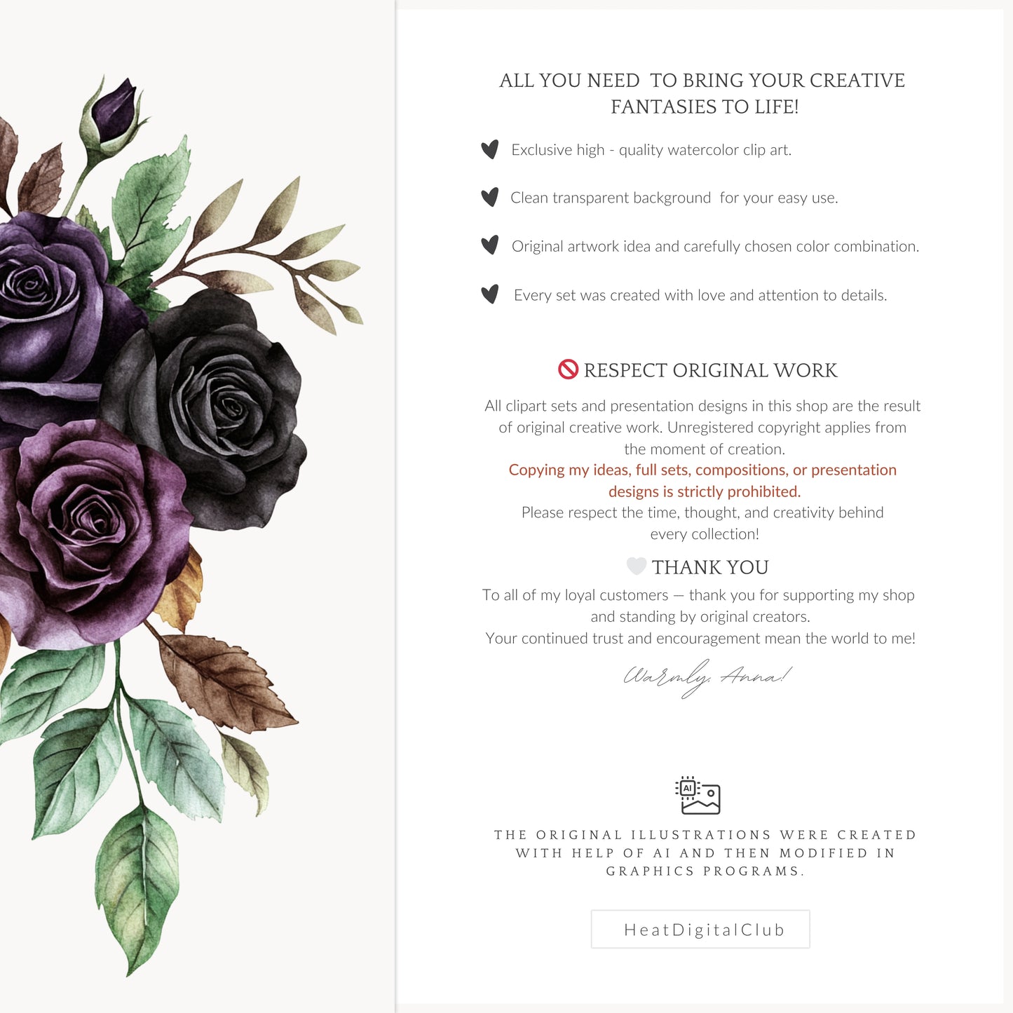 Twilight Chamber - Floral Arrangement, Halloween, Autumn, Gothic Rose | 20 PNG