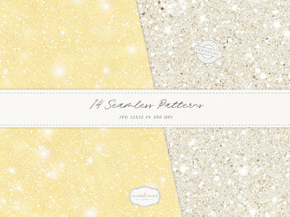 Summer Aperitivo - Seamless Patterns, Italian Citrus Patterns, Lemon Toile Floral Stripe Gingham | 14 JPEG