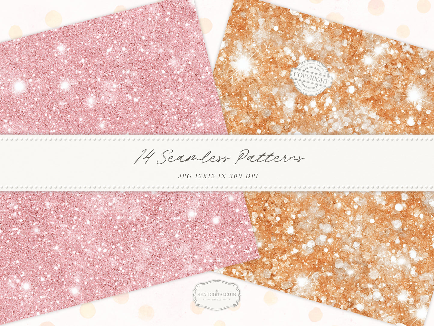 Joyful Fall - Seamless Patterns, Bright Autumn Digital Paper, Autumn Floral | 14 JPEG
