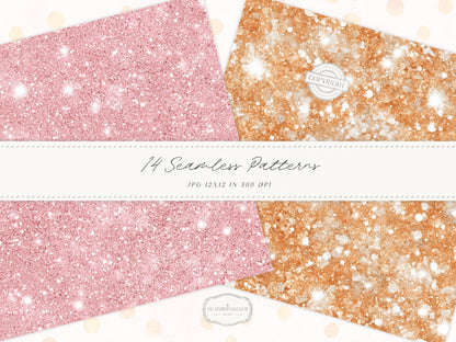 Joyful Fall - Seamless Patterns, Bright Autumn Digital Paper, Autumn Floral | 14 JPEG
