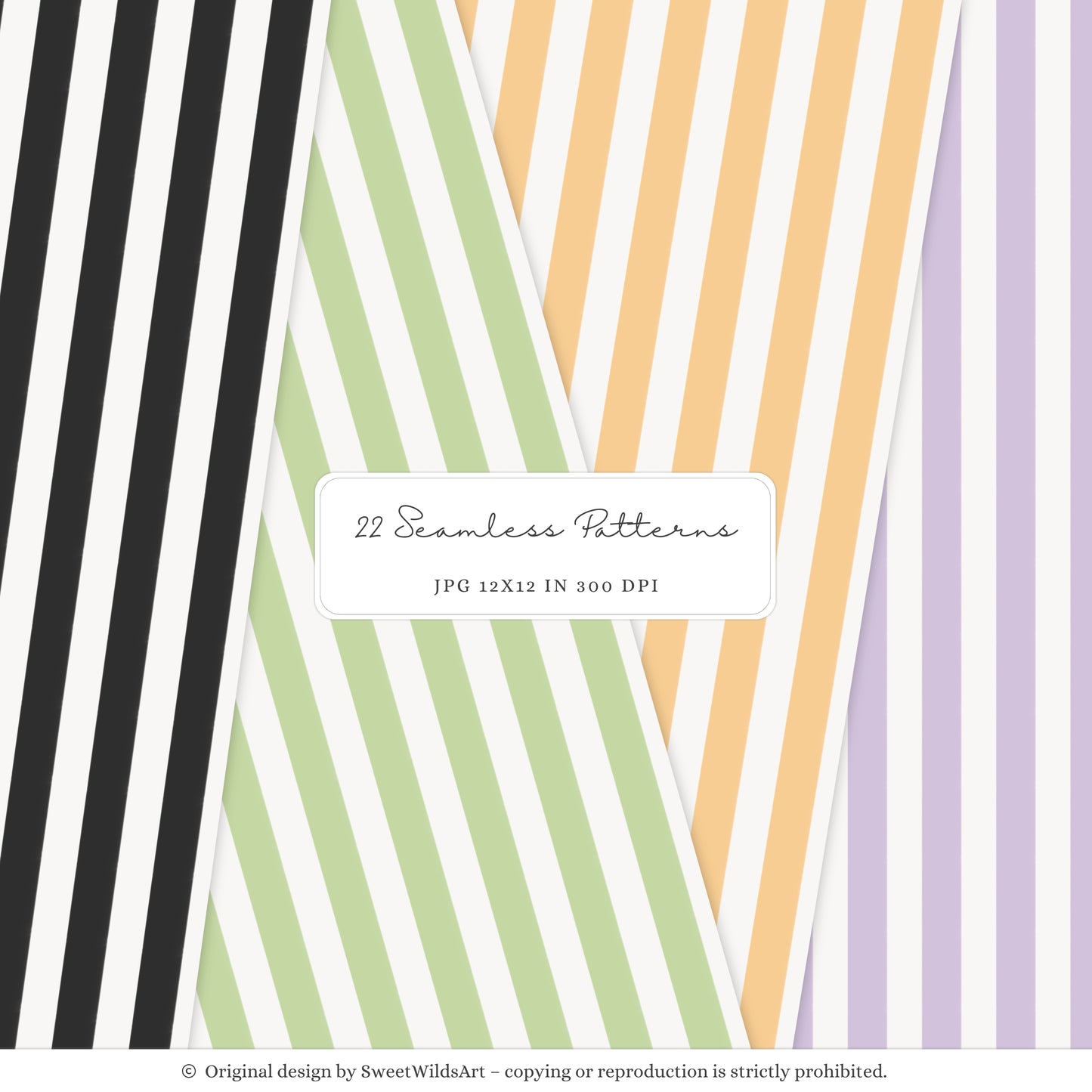 Bootiful Things - Halloween Pattern, Spooky Cute, Ghosts, Stars, Pumpkins | 22 JPEG