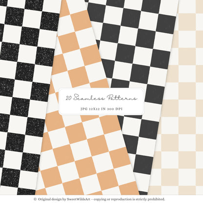 Honk or Haunt - Halloween Seamless Patterns, Candy Corn, Spiderweb | 20 JPEG