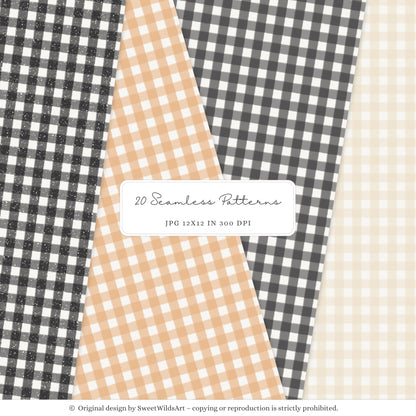 Honk or Haunt - Halloween Seamless Patterns, Candy Corn, Spiderweb | 20 JPEG