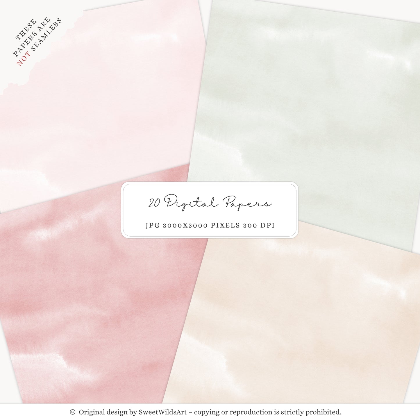 Holly Jolly - Christmas Digital Papers, Pink Red Holiday, Cozy Winter | 20 JPEG