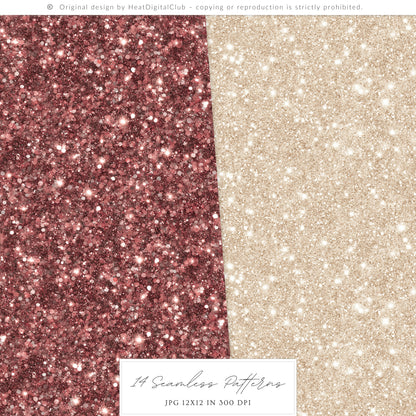 Spring Journey - Seamless Patterns, Tartan, Florals, Elegant Watercolor Pattern | 14 JPEG