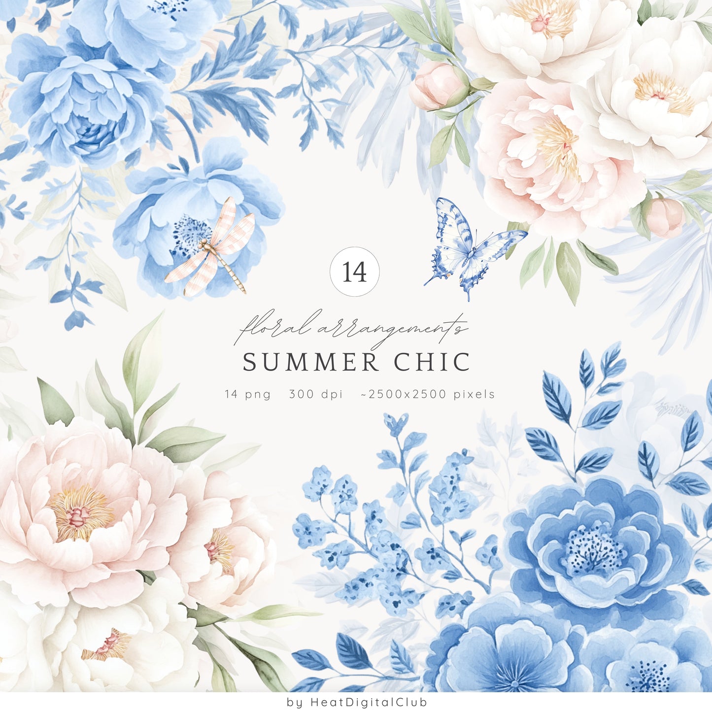 Summer Chic – Collection Bundle | 80 PNG/JPEG