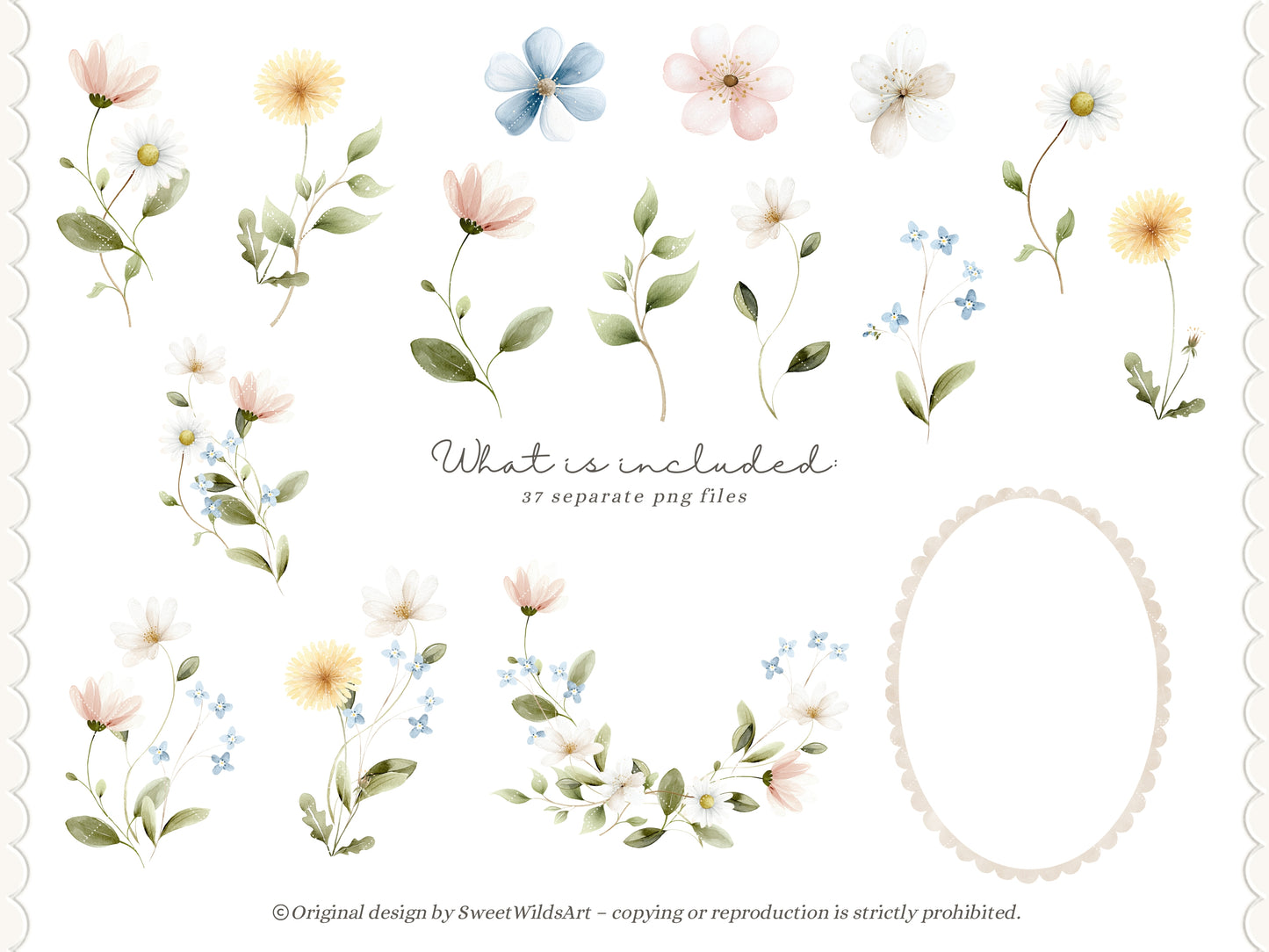 Spring Woodland Faces - Clipart, Spring Forest Portraits, Cute Baby Animals, Nursery | 43 PNG/JPEG