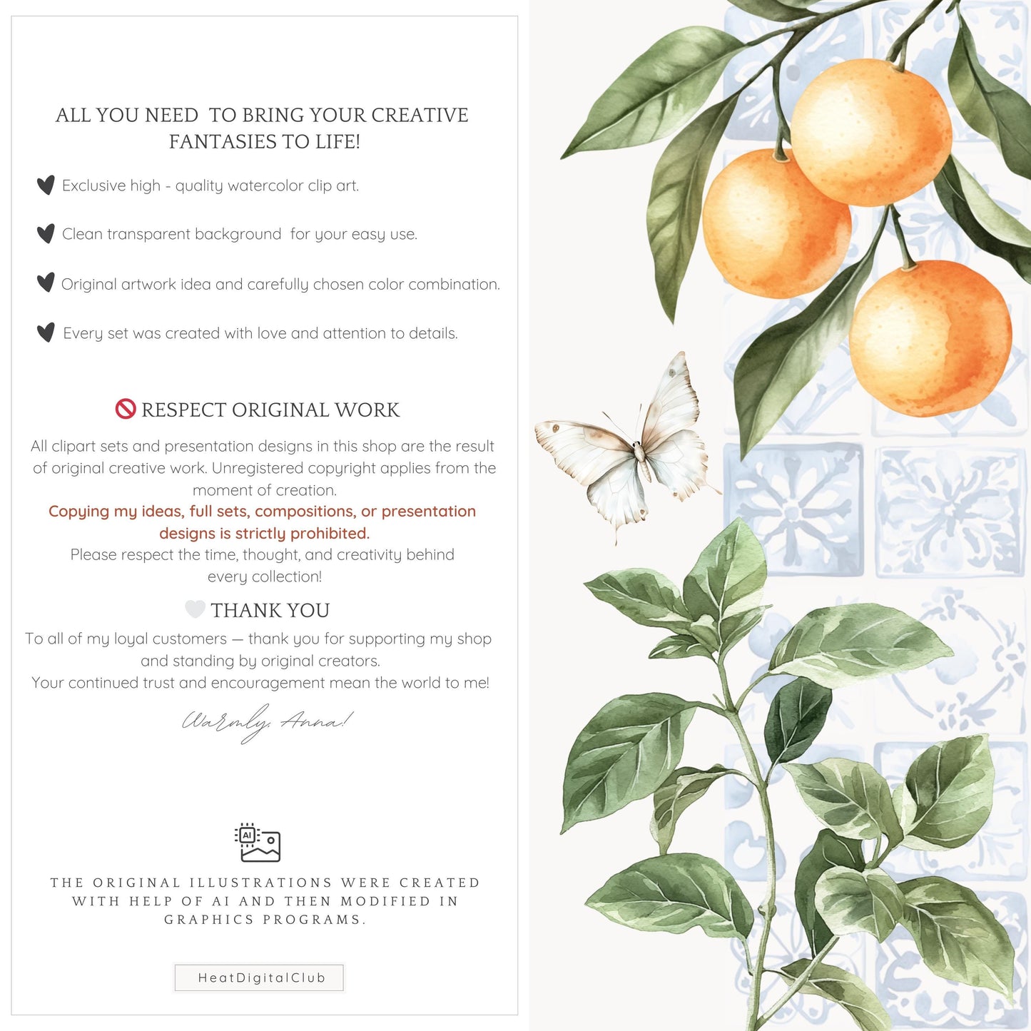 Sicilian Summer - Floral Arrangements, Amalfi Clipart,Italian | 14 PNG