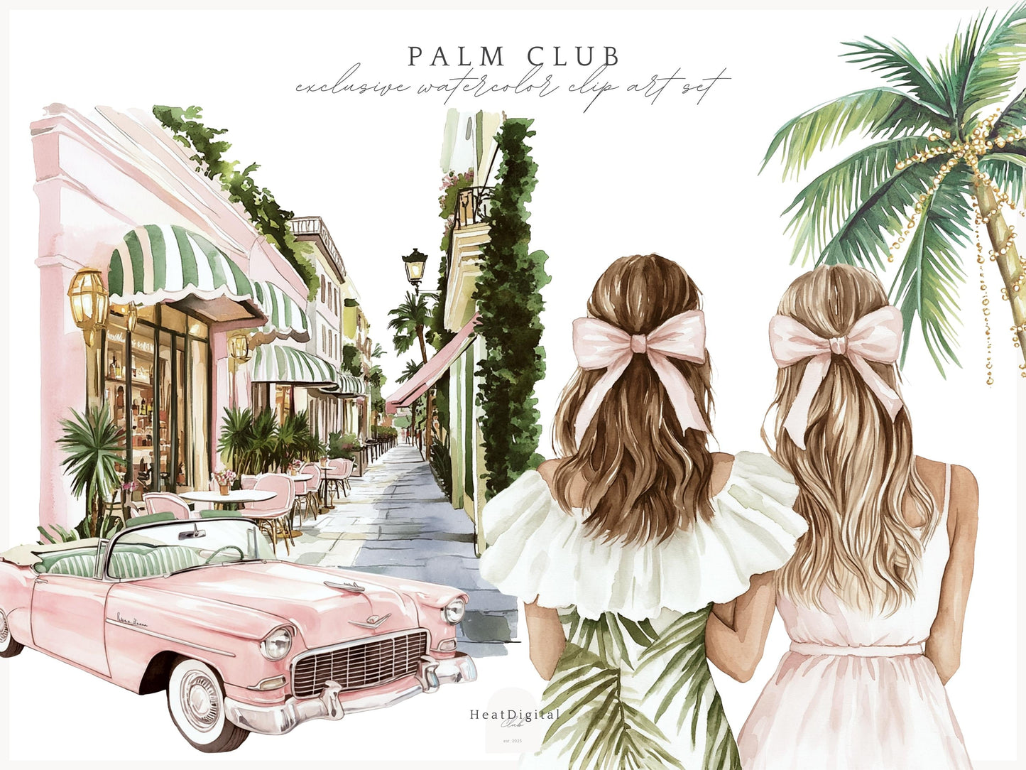 Palm Club - Palm Beach Vacation, Miami Clipart | 58 PNG