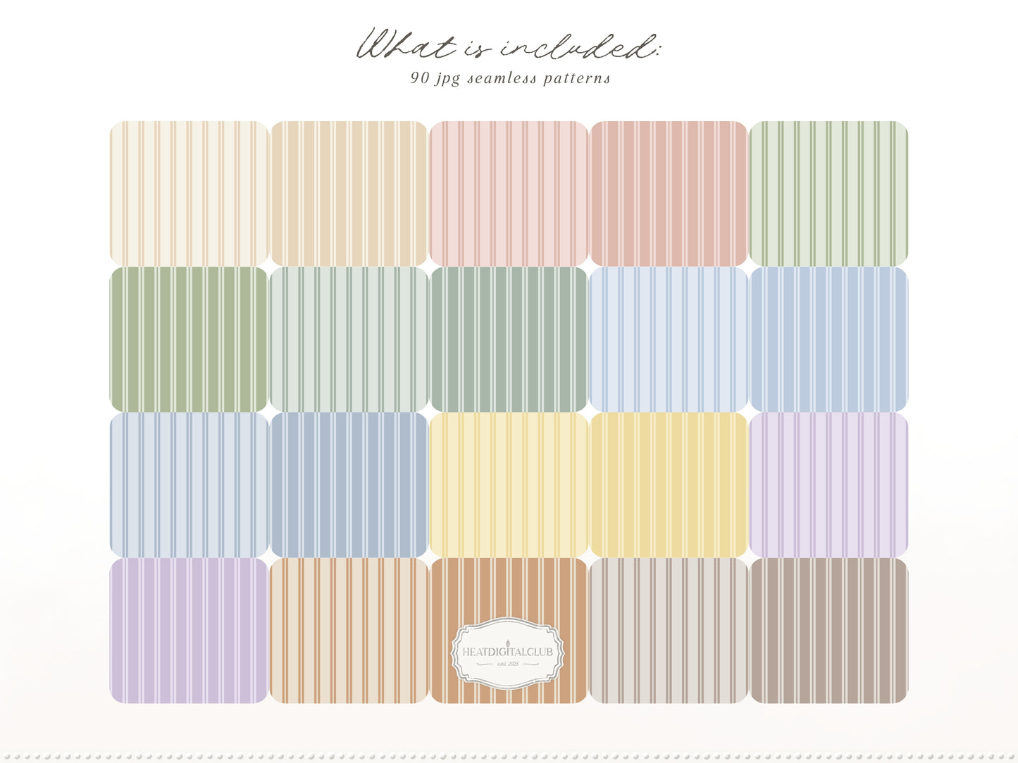 Pastel Geometric Mix -  Seamless Patterns, Modern Floral Harlequin Collection | 70 JPEG