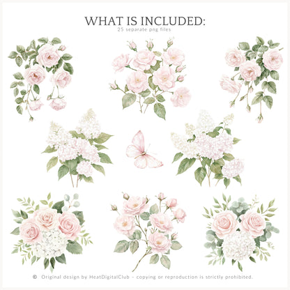 Lovely Farm - Floral Arrangements, Bouquets with Fruits, Veggies, Pastel | 25 PNG