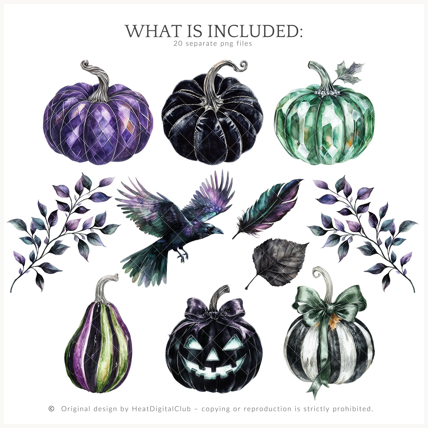 Twilight Chamber - Floral Arrangement, Halloween, Autumn, Gothic Rose | 20 PNG