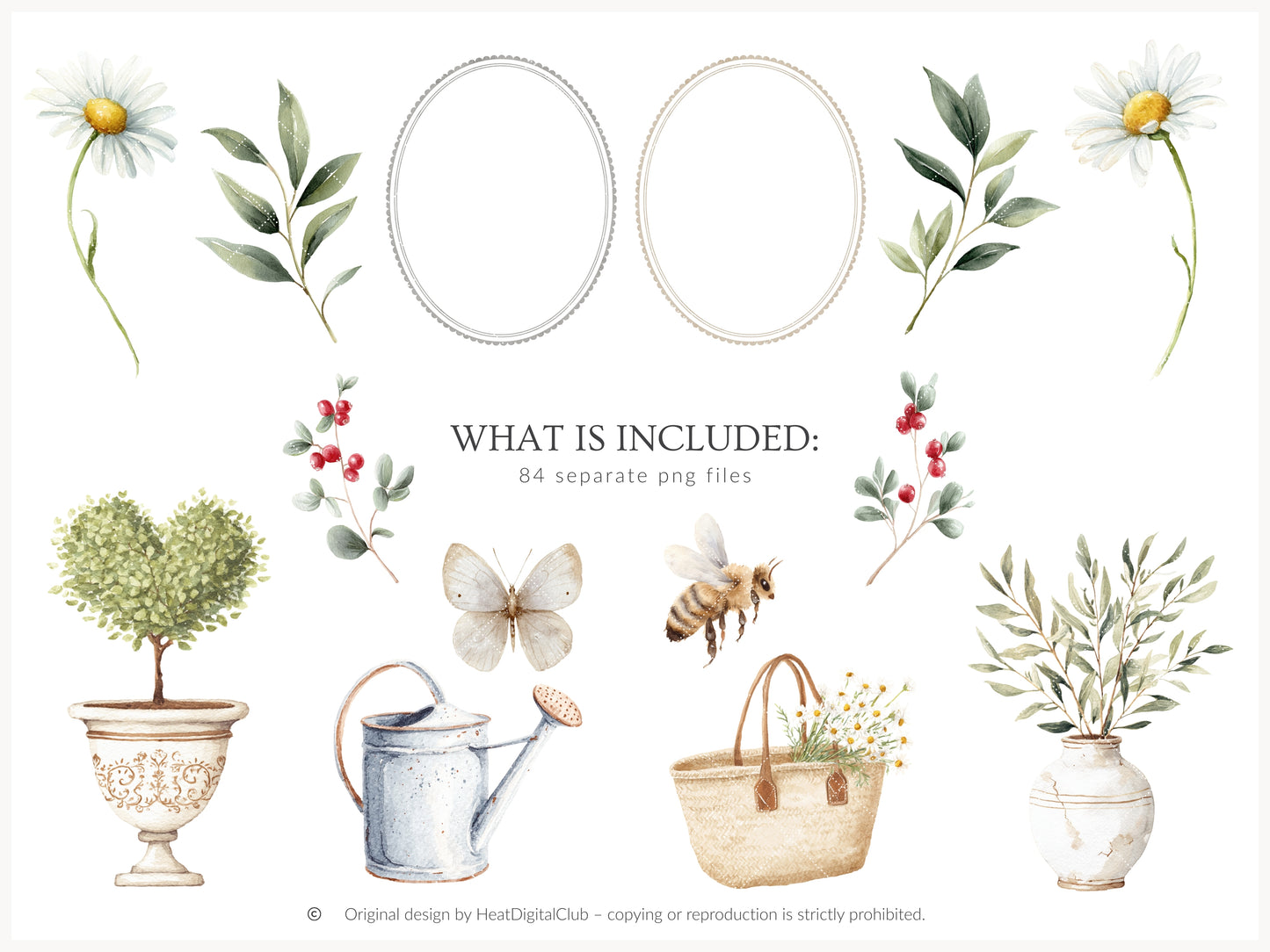 Rustic Atelier - Clipart Set, Cottagecore Plush Toys, French Country Nursery, Neutral Baby | 84 PNG