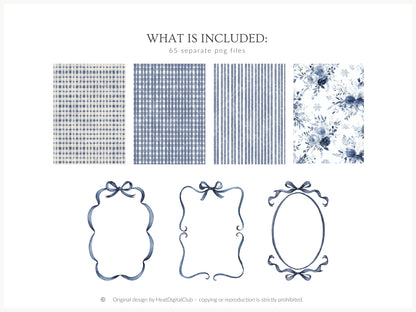 Timeless Noël - Clipart Set, Cozy Winter, Christmas, Grandmillennial  | 65 PNG/JPEG