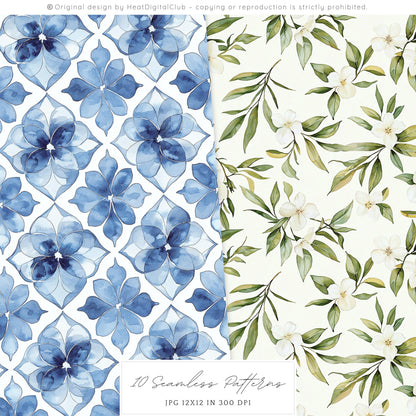 Morocco Sirit – Seamless Patterns, Moroccan Tile, Camel | 10 JPEG