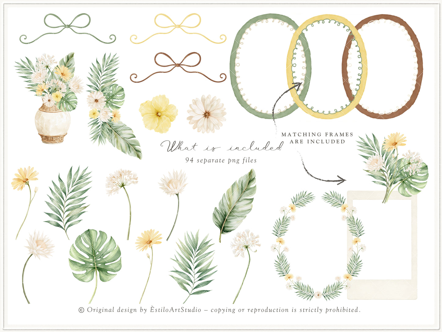 Safari Atelier - Watercolor Safari Clipart, Nursery Safari Animals Clipart, Plush Toys | 108 PNG/JPEG