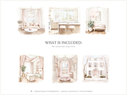 Pure Love - Clipart, Self Love, Wellness Spa Coquette Aesthetic, Valentines Day | 66 PNG