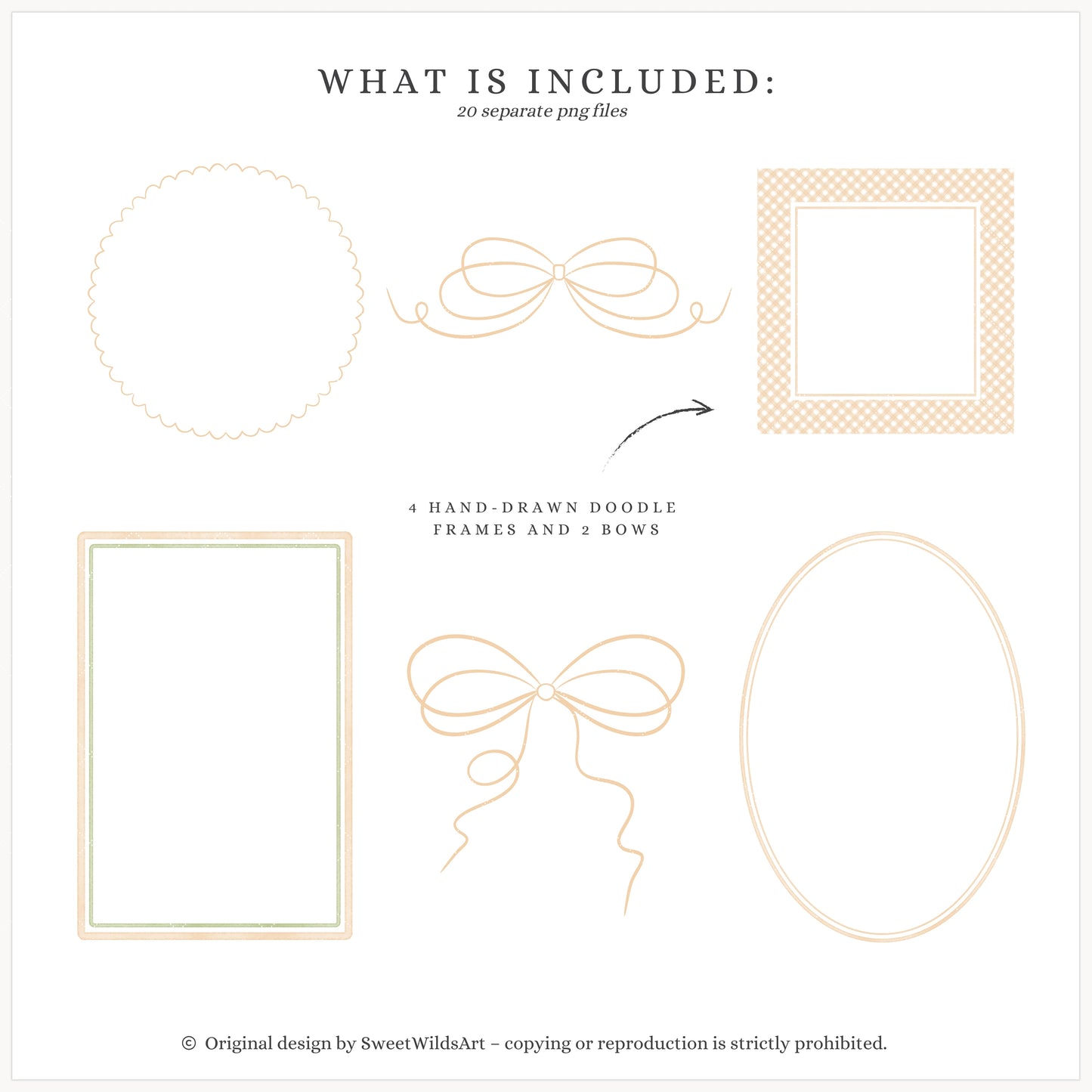 Sweet Peach - Floral Arrangements, Peach Blossom, Jasmine, Cream Roses | 20 PNG