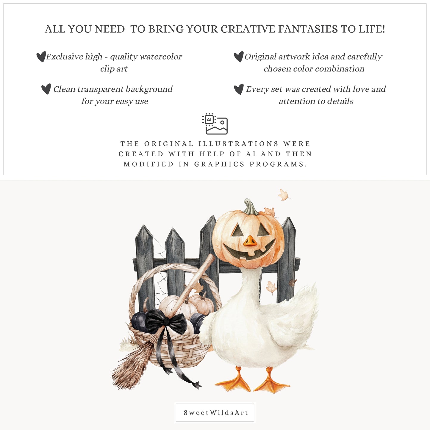 Honk or Haunt - Halloween Goose , Cute Spooky Geese, Silly Goose | 55 PNG