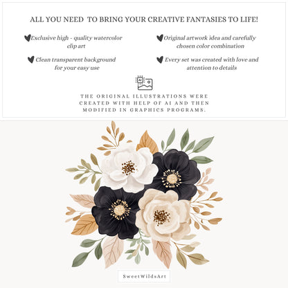 Honk or Haunt - Halloween Floral Arrangements, Fall, Spooky Pumpkins | 25 PNG