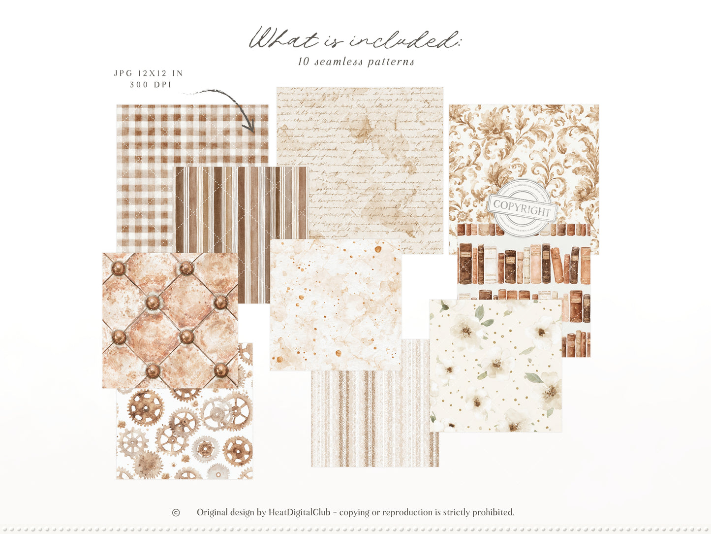 Soft Steampunk - Clipart, Feminine Steampunk, Victorian Clip Art Ephemera, Books, Fantasy | 90 PNG/JPEG