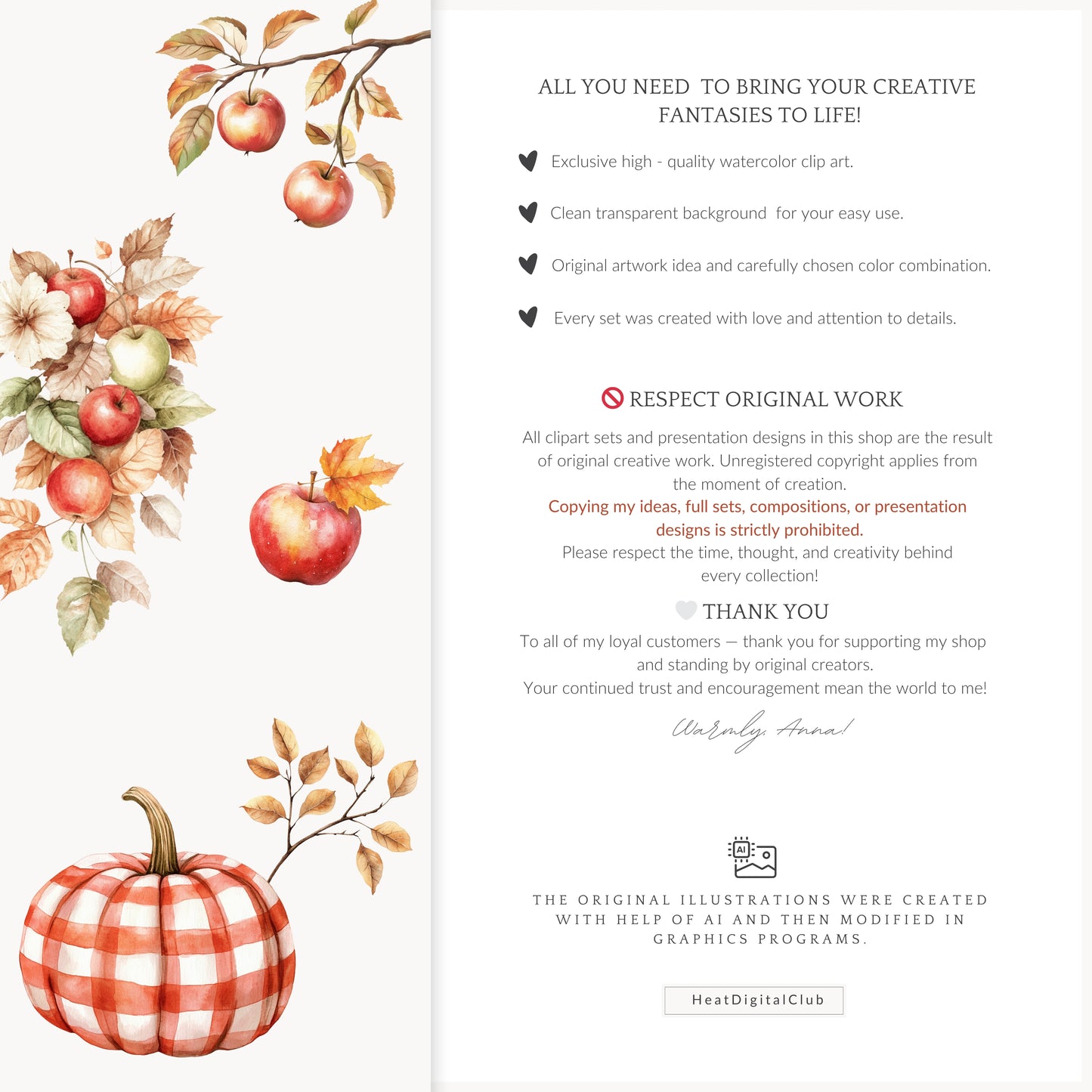 Falling Apples - Floral Arrangements, Autumn, Cozy Farm, Pumpkins | 25 PNG