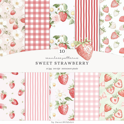 Sweet Strawberry - Collection Bundle, Baby Animals  | 84 PNG/JPEG