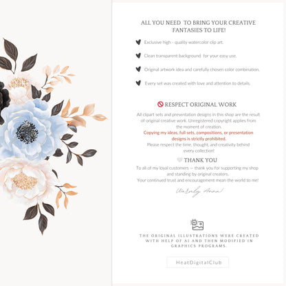 Chic to Death - Floral Arrangements, Grandmillennial Halloween, Pumpkins | 20 PNG