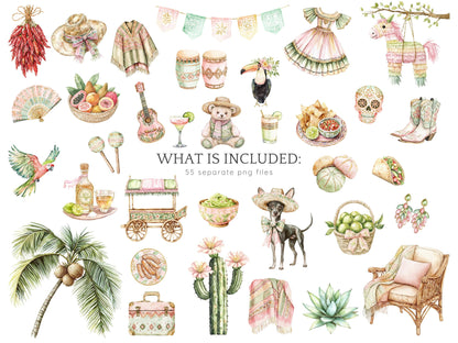 Viva Mexico - Cinco de Mayo Clipart, Pinata  Party | 55 PNG