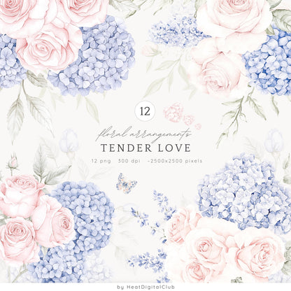 Tender Love - Collection Bundle, Valentines Day, Grandmillennial | 80 PNG/JPEG
