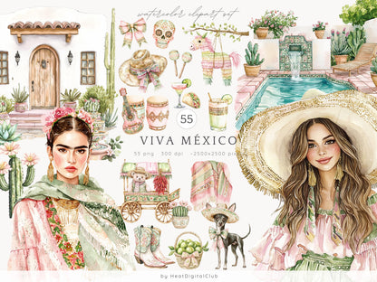 Viva Mexico - Cinco de Mayo Clipart, Pinata  Party | 55 PNG