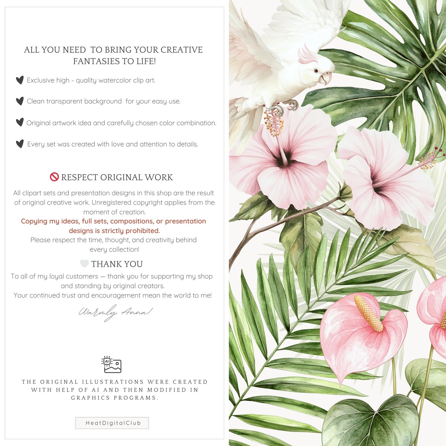 Palm Club - Floral Arrangements Clipart, Palm Leaves | 14 PNG