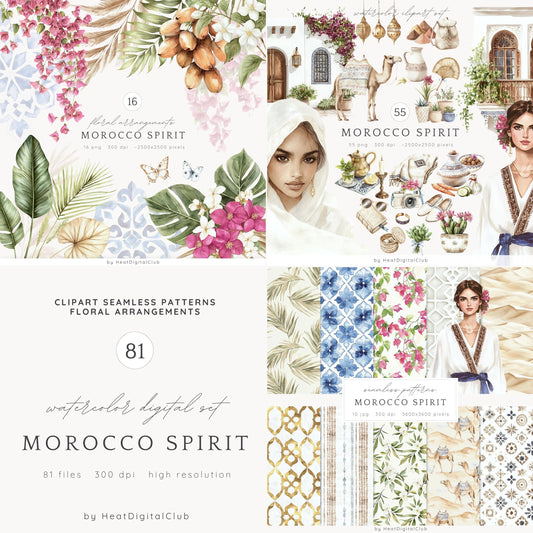 Morocco Spirit – Collection Bundle | 81 Summer PNG/JPG