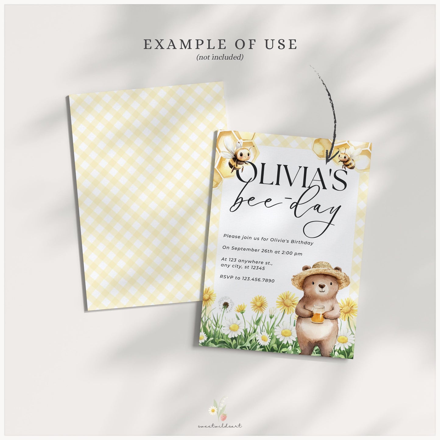 Honey Garden - Floral Arrangements, Daisies, Dandelions, Bees and Honey | 16 PNG